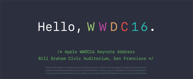 WWDC2016